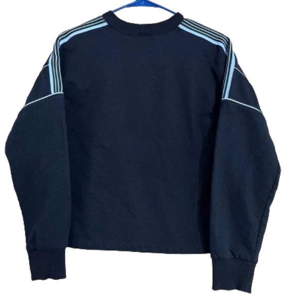 Women’s/Big Girls’ Black “WARRIOR” Long Sleeve Top w/ White Trim Sz 7-9 - Picture 8 of 8